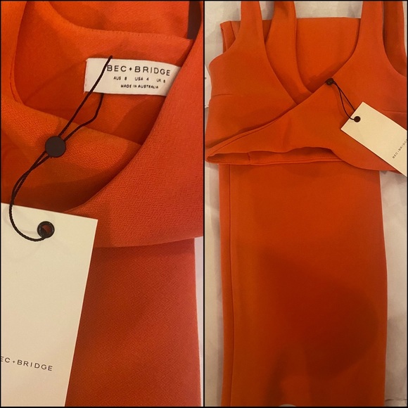 $390 ⬇️NWT Bec + Bridge 2 piece crop top skirt set 6/M co-ord - Picture 5 of 11
